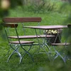 New Grythyttan Stålmöbler Bryggeristol Ek olja-varmförzinkat stativ