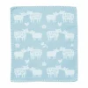 Discount Klippan Yllefabrik Bää snuttefilt Light blue 34x40 cm