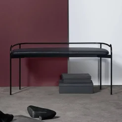 SMD Design Bubble bänk svart svart läder
