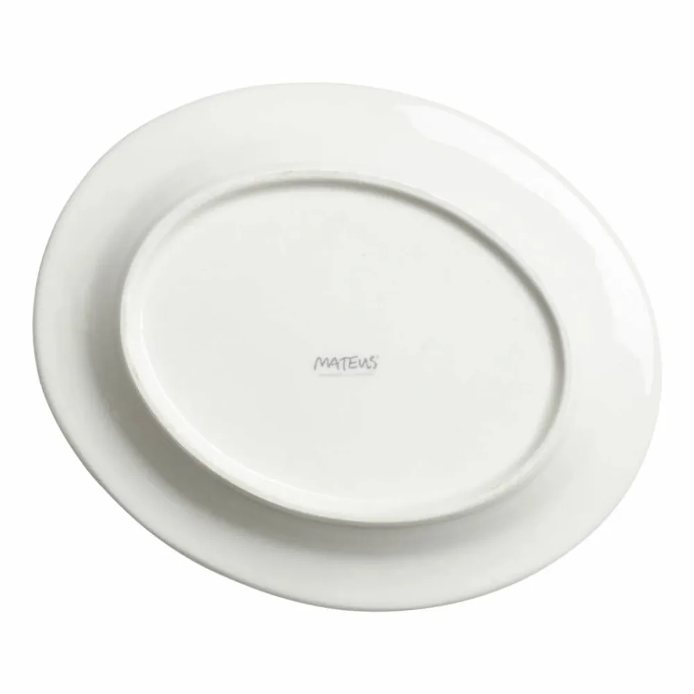 Hot Mateus Bubbles oval tallrik 20 cm Sand