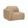 Hot Ethnicraft Bulky modulsoffa avslut armstöd höger Light sepia