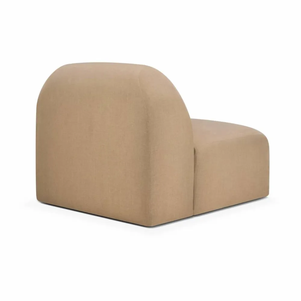 Online Ethnicraft Bulky modulsoffa 1-sits mittmodul Light sepia