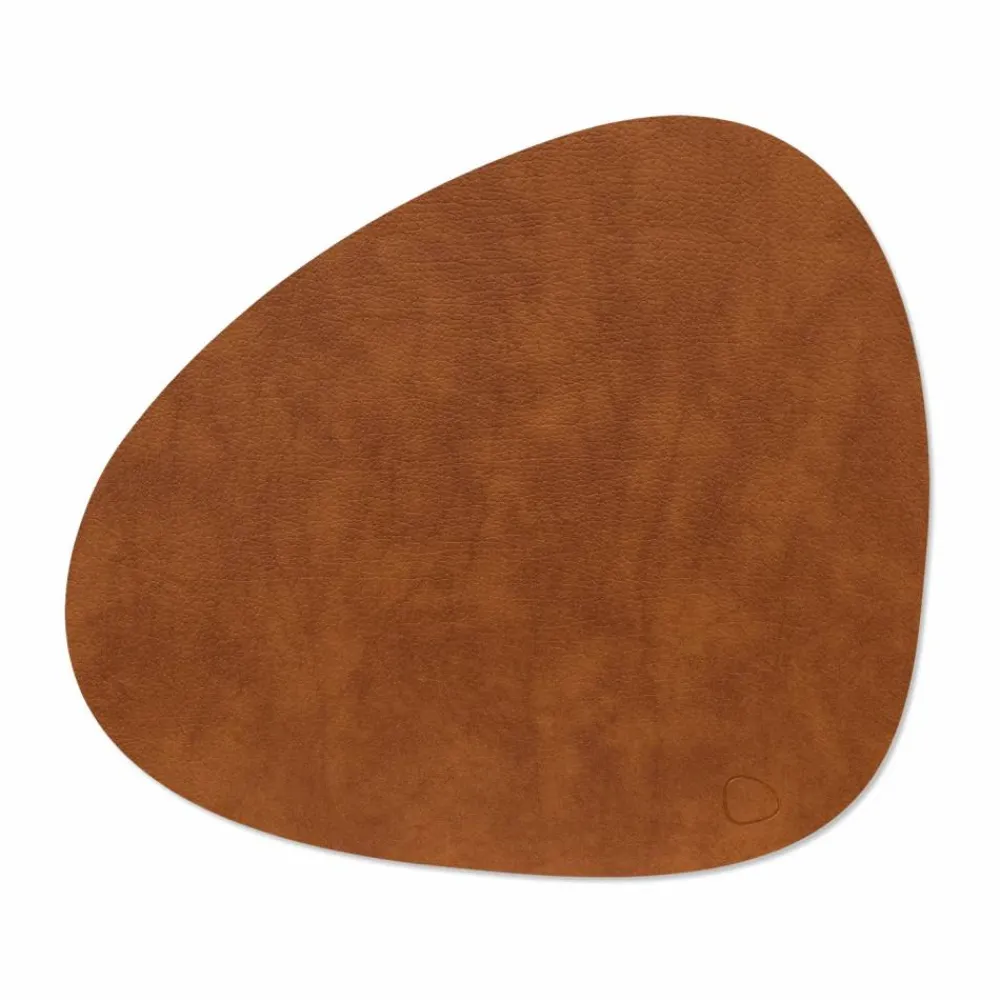 Online LIND DNA Bull bordstablett vändbar curve L 1 st Cognac-black