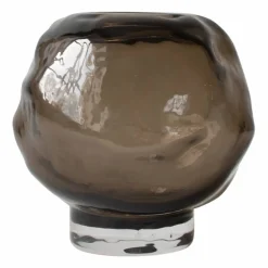 DBKD Bunch mini ljuslykta på fot Ø12 cm Brown