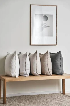 Scandi Living Calm kuddfodral linne 50x50 cm Greige