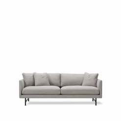 Fredericia Furniture Calmo 5622 soffa 2-sits Sunniva 717-svart stål