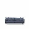 Fredericia Furniture Calmo 5622 soffa 2-sits Sunniva 783-svart stål