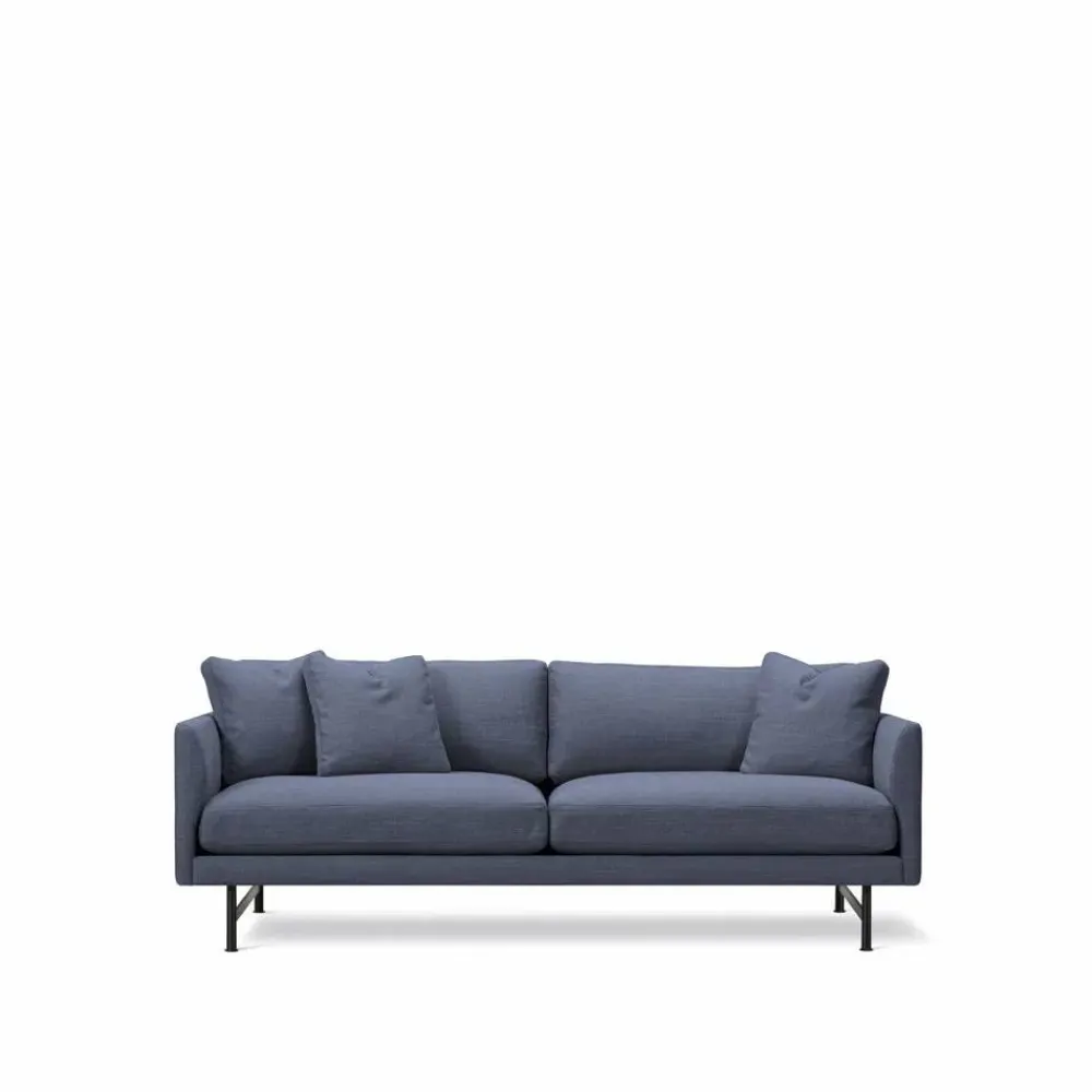 Fredericia Furniture Calmo 5622 soffa 2-sits Sunniva 783-svart stål