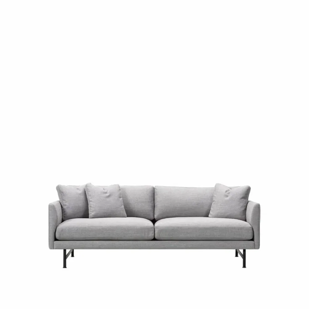 Clearance Fredericia Furniture Calmo 5622 soffa 2-sits Sunniva 242-svart stål