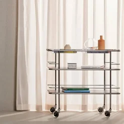 Online Lammhults Cargo Support serveringsvagn Vit laminat-krom