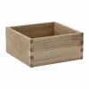 Scandi Living Carve förvaringslåda 15 cm Ek