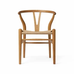 Barn Carl Hansen & Søn CH24 Child Wishbone Chair Birthday Edition barnstol Oiled oak-natural cord