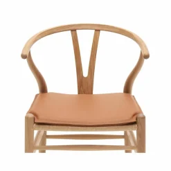 Carl Hansen & Søn CH24 dyna läder Läder Loke 7748 (brun)