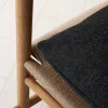 Carl Hansen & Søn CH45 dynset 2 delar Hallingdal 65 0180 svart