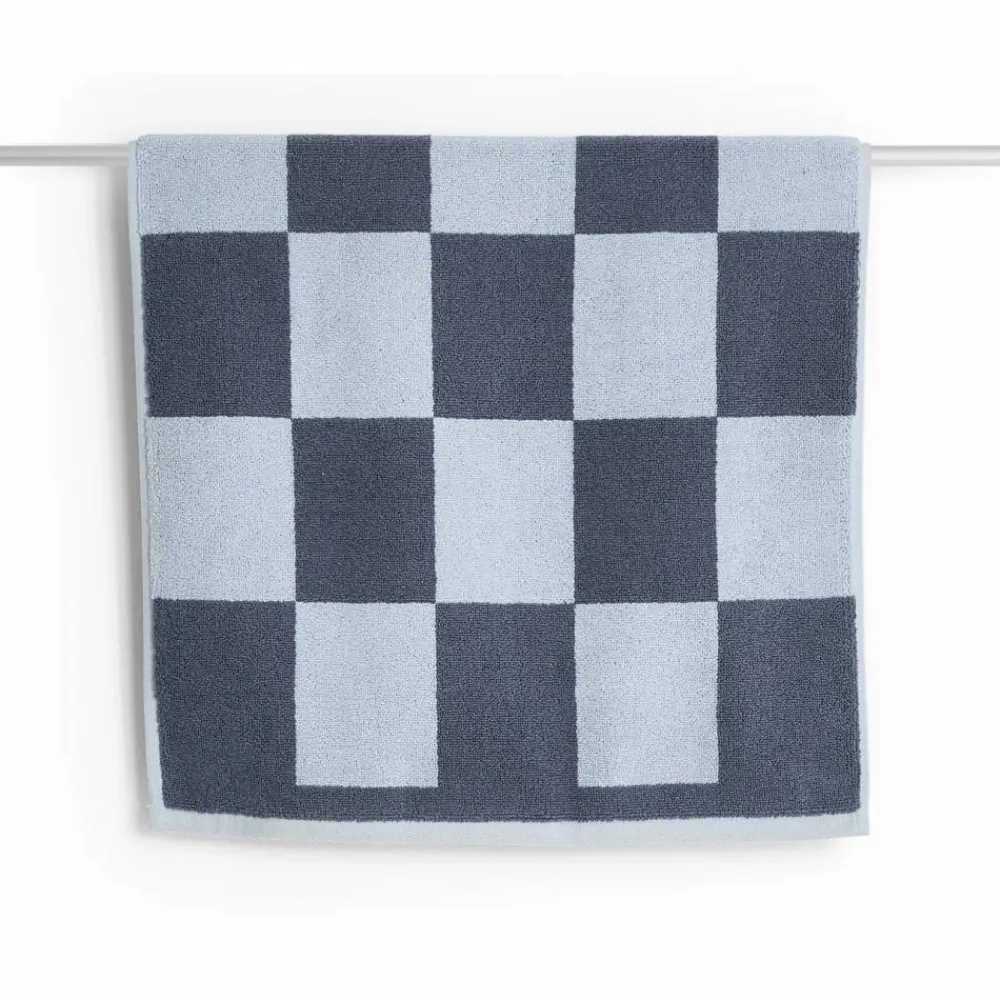 New HAY Check badrumsmatta 50x90 cm Steel blue