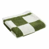 HAY Check handduk 30x30 cm Matcha