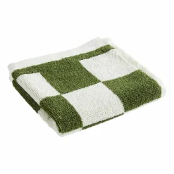 HAY Check handduk 30x30 cm Matcha