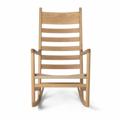 Carl Hansen & Søn CH45 gungstol Vitoljad ek-naturflätad