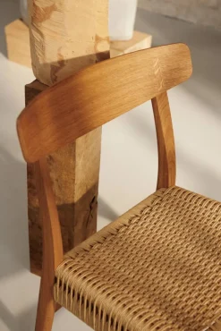 Carl Hansen & Søn CH23 stol Oljad ek-naturflätad