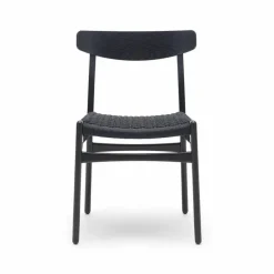 Clearance Carl Hansen & Søn CH23 stol Svartlackad ek-svart