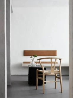Carl Hansen & Søn CH24 Y-stol Oljad bok-naturflätad