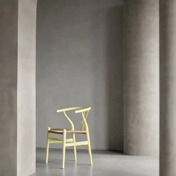 Carl Hansen & Søn CH24 Y-stol Soft Crawford Wegner Hollyhock-naturflätad