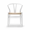 Carl Hansen & Søn CH24 Y-stol Soft naturflätad sits White S0502-Y