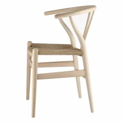 New Carl Hansen & Søn CH24 Y-stol Såpad bok-naturflätad