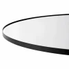 AYTM Circum spegel small Ø70 cm klarglas-svart ram