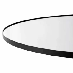AYTM Circum spegel small Ø70 cm klarglas-svart ram