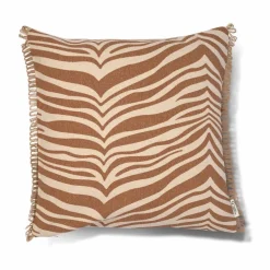 Classic Collection Zebra kudde 50x50 cm Glazed Ginger