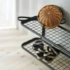 Essem Design Classic 650 skohylla svart/svart 2 plan 80 cm