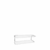 Clearance Essem Design Classic 650 skohylla vit/krom 2 plan 60 cm