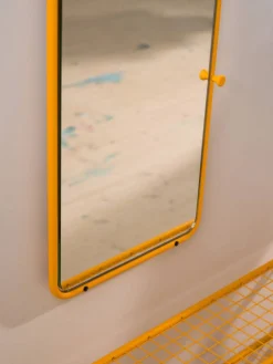 New Essem Design Classic väggspegel 120x40 cm Sun yellow