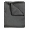 New Scandi Living Clean linneduk 145x350 cm Charcoal