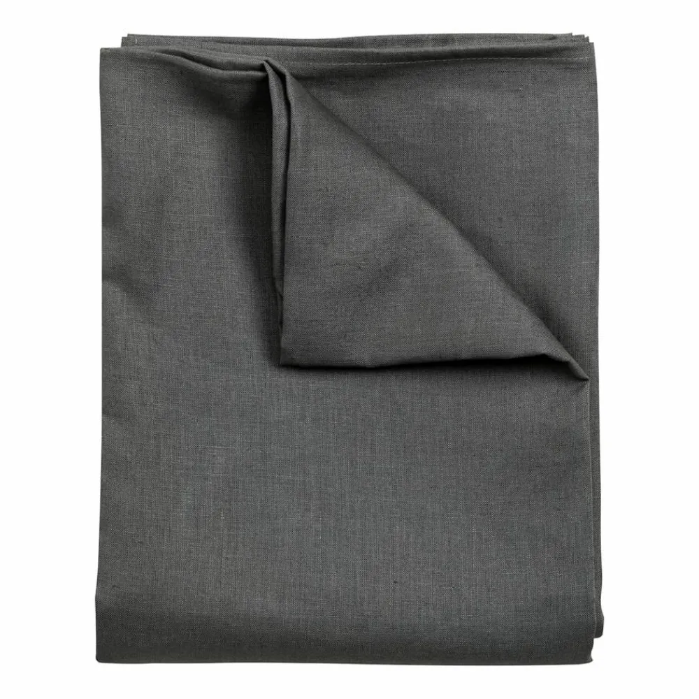 New Scandi Living Clean linneduk 145x350 cm Charcoal