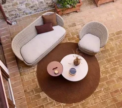 Clearance Cane-line Coast loungefåtölj swivel Sand (Flat Weave)