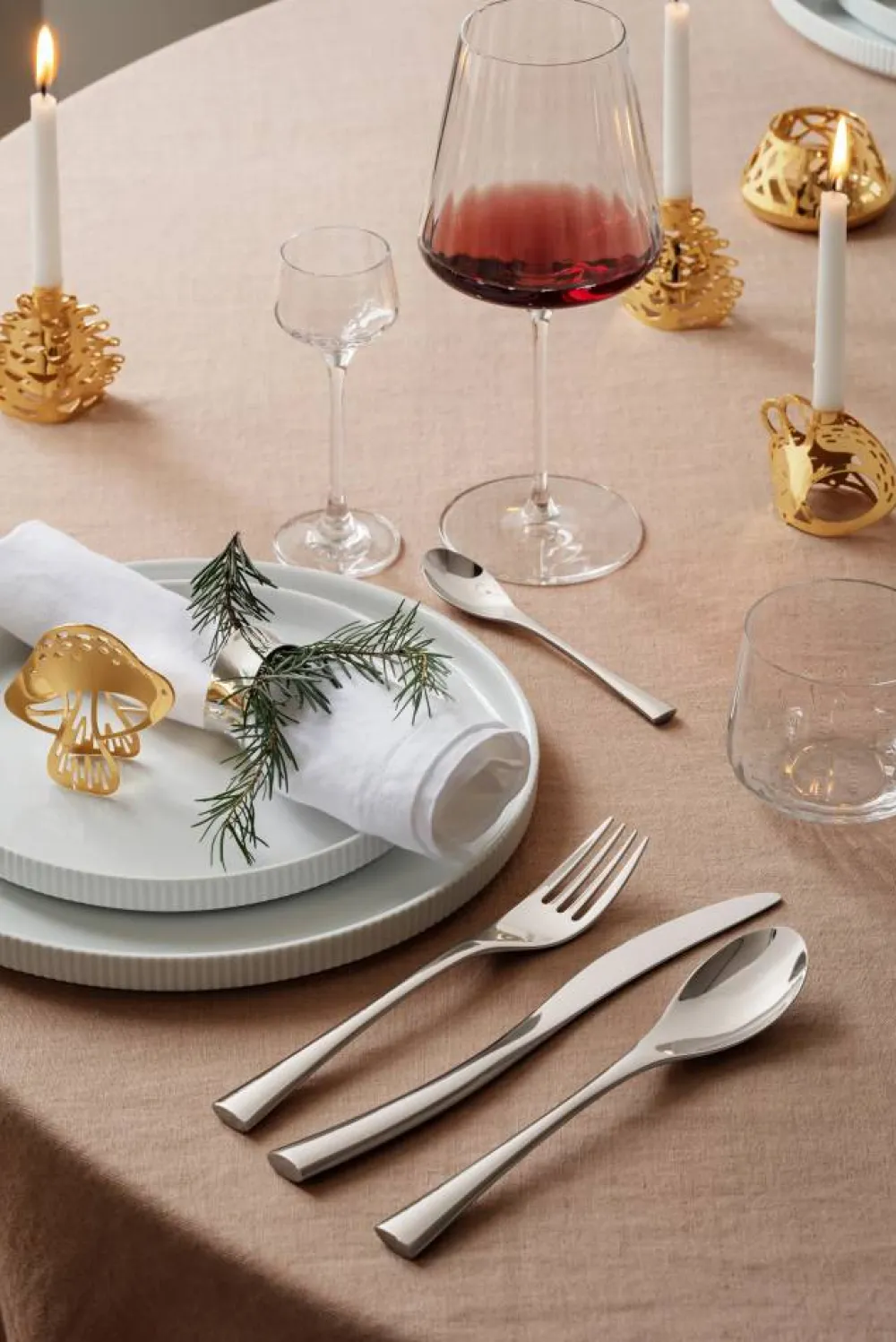 Georg Jensen Cobra bestickset 8 delar Rostfritt stål
