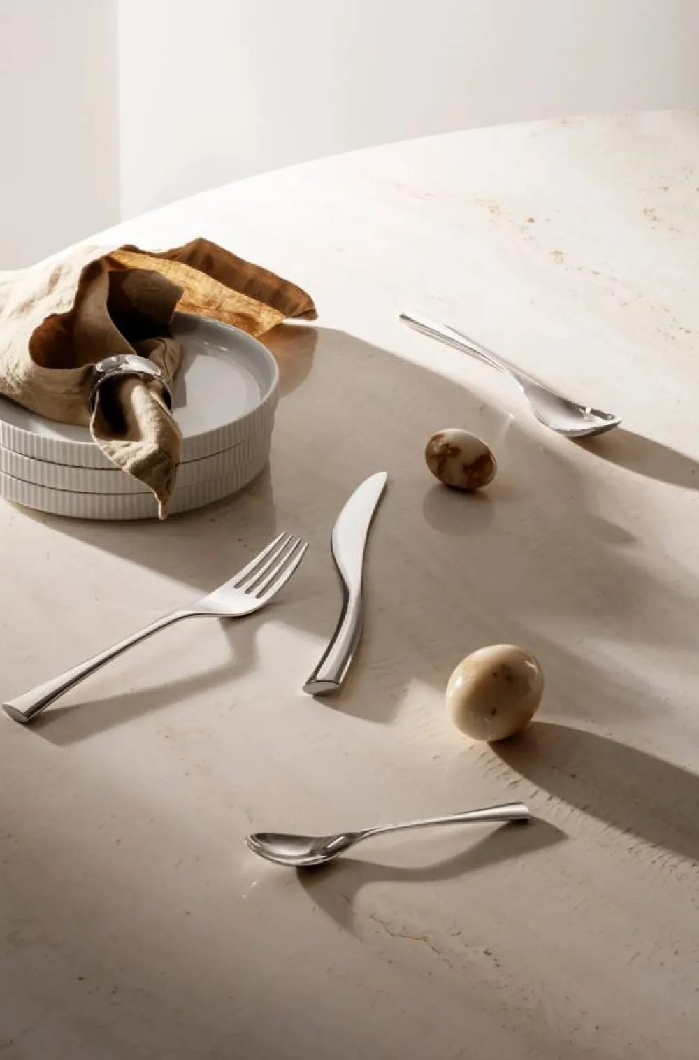 Georg Jensen Cobra bestickset rostfritt stål 4 delar