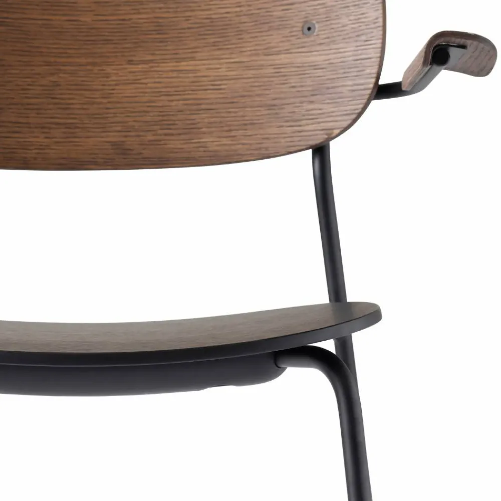 Clearance Audo Copenhagen Co Chair matstol med armstöd Mörkbetsad ek