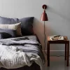 Online &Tradition Collect bomullspläd SC33 260x260 cm Cloud & Milk (beige-vit)