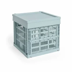 Discount HAY Colour Crate Cube 29 5x29 5 cm Dusty blue