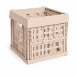 Discount HAY Colour Crate Cube 29 5x29 5 cm Powder