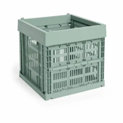 HAY Colour Crate Cube 29 5x29 5 cm Sage green