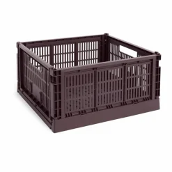 HAY Colour Crate L Square 42x42 cm Bordeaux