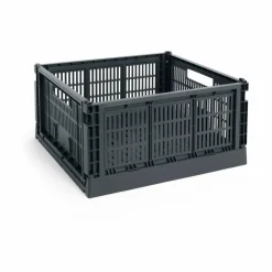HAY Colour Crate L Square 42x42 cm Charcoal