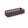 Outlet HAY Colour Crate Mini Oblong 13x34 5 cm Bordeaux