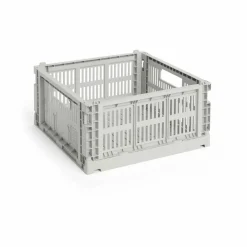 New HAY Colour Crate M Square 29 5x29 5 cm Grey