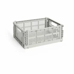 Discount HAY Colour Crate M 26 5x34 5 cm Grey
