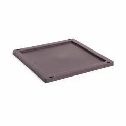 HAY Colour Crate Square/Cube lock plastic medium Bordeaux